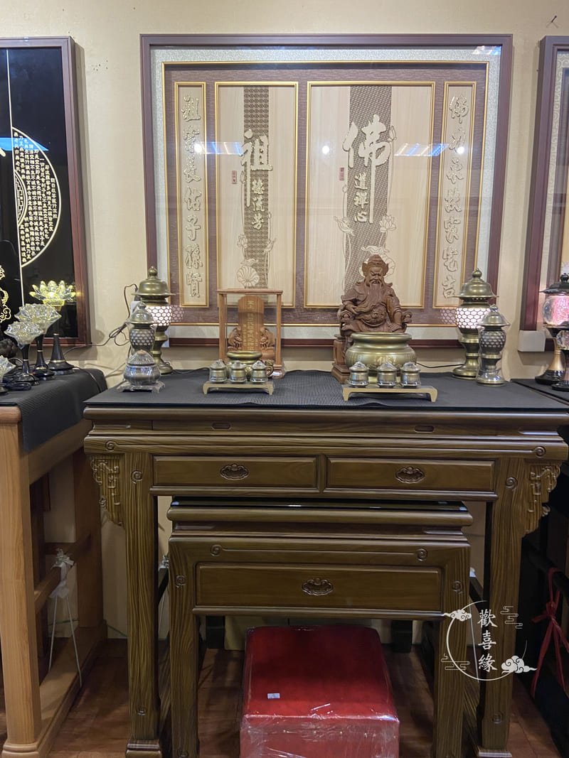 佛桌參考照 - 歡喜緣佛具店-新北市佛具專賣、客製化木雕神像
