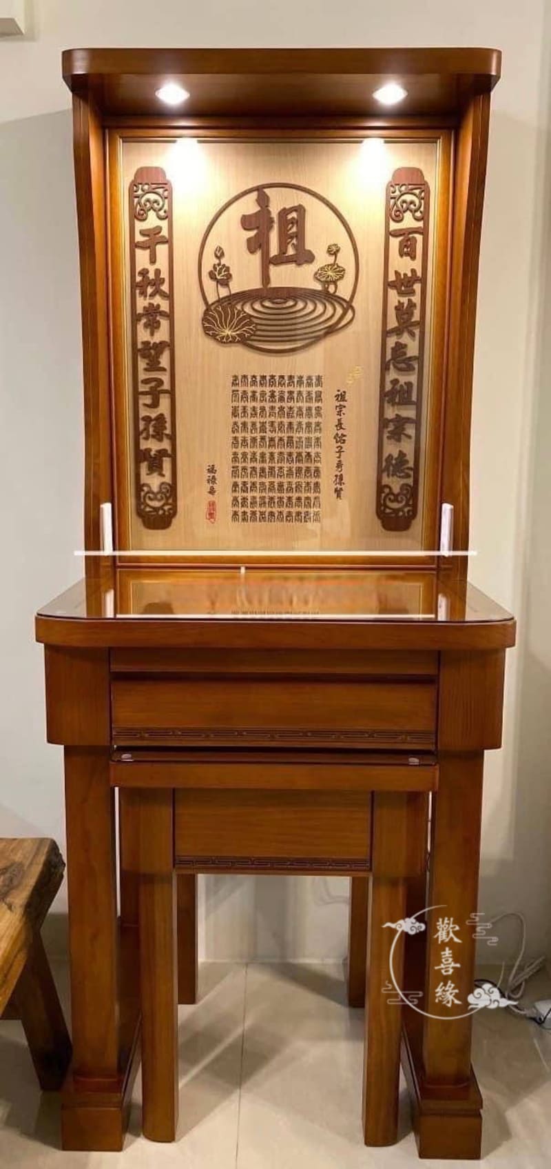 佛桌參考照 - 歡喜緣佛具店-新北市佛具專賣、客製化木雕神像